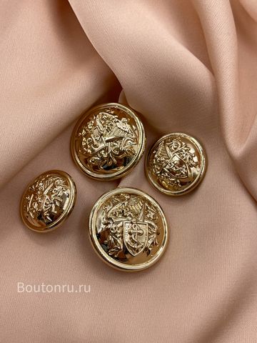 Пуговицы Герб10 золотые