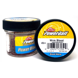 Силикон Berkley PowerBait Micro Blood Worm 150 шт мотыль мелкий