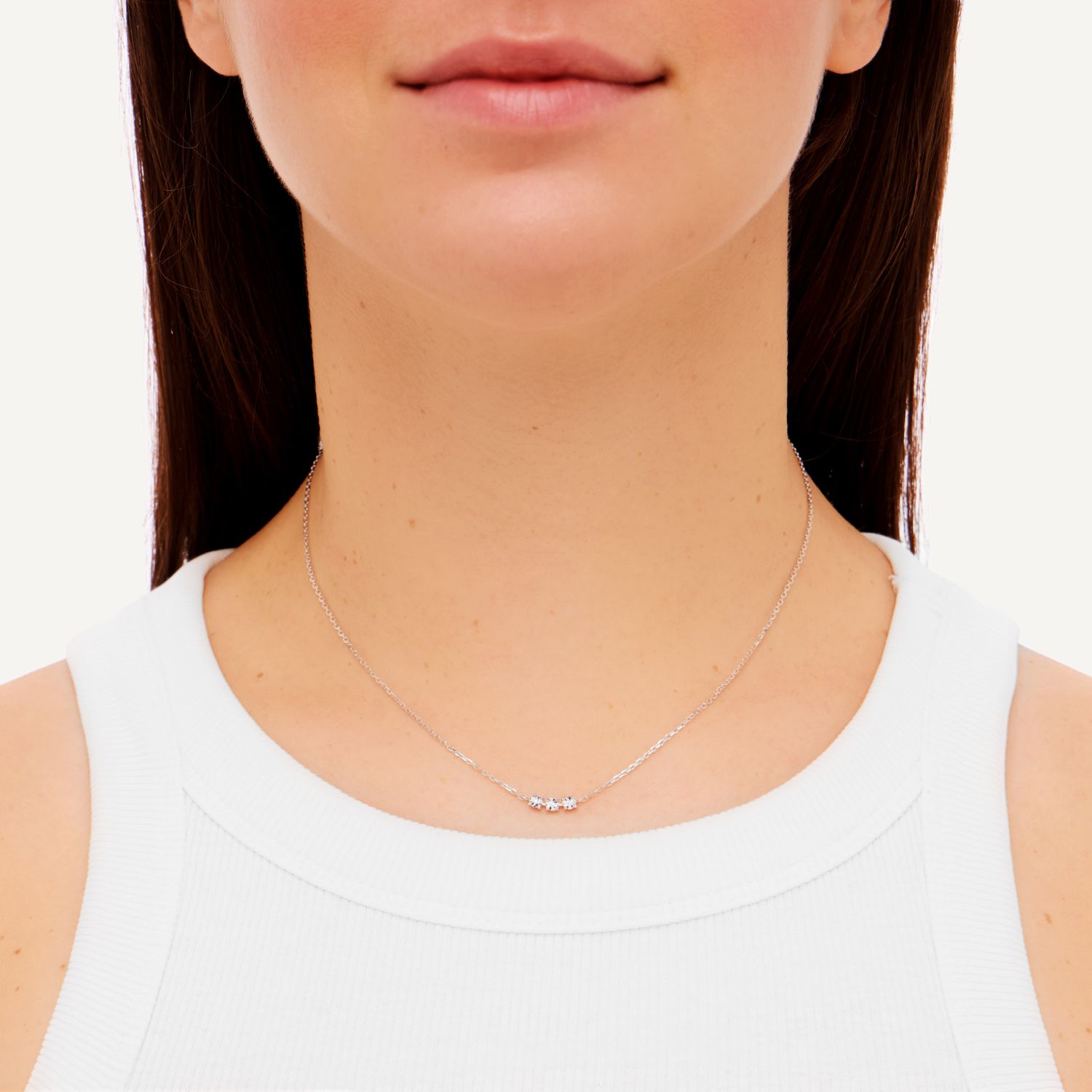 Колье Triple Shine Necklace – Silver