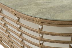 "Валенсия" журнальный столик из искусственного ротанга, цвет соломенный