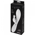 Перезаряжаемый вибратор Indeep Theona White 7702-07indeep