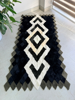 Покрывало меховое ковер из шкуры овчины