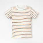 Футболка для мальчиков "Basic line" рост 62-68 см, полоска бежевая 9235932 (Крошка Я), 1 шт.