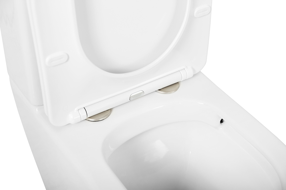 Унитаз-компакт CEZARES STYLUS безободковый CZR-152-CPR с бачком CZR-151-T и крышкой CZR-870-SC