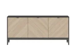 Тумба Fjord 3 двери глубина 55 см (темно-серый)