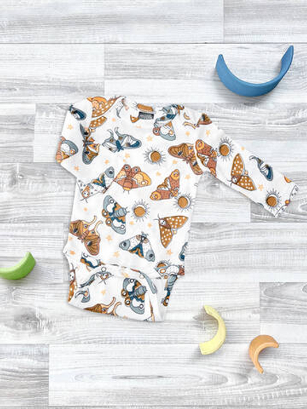 Боди Mjölk Бабочки с длинным рукавом