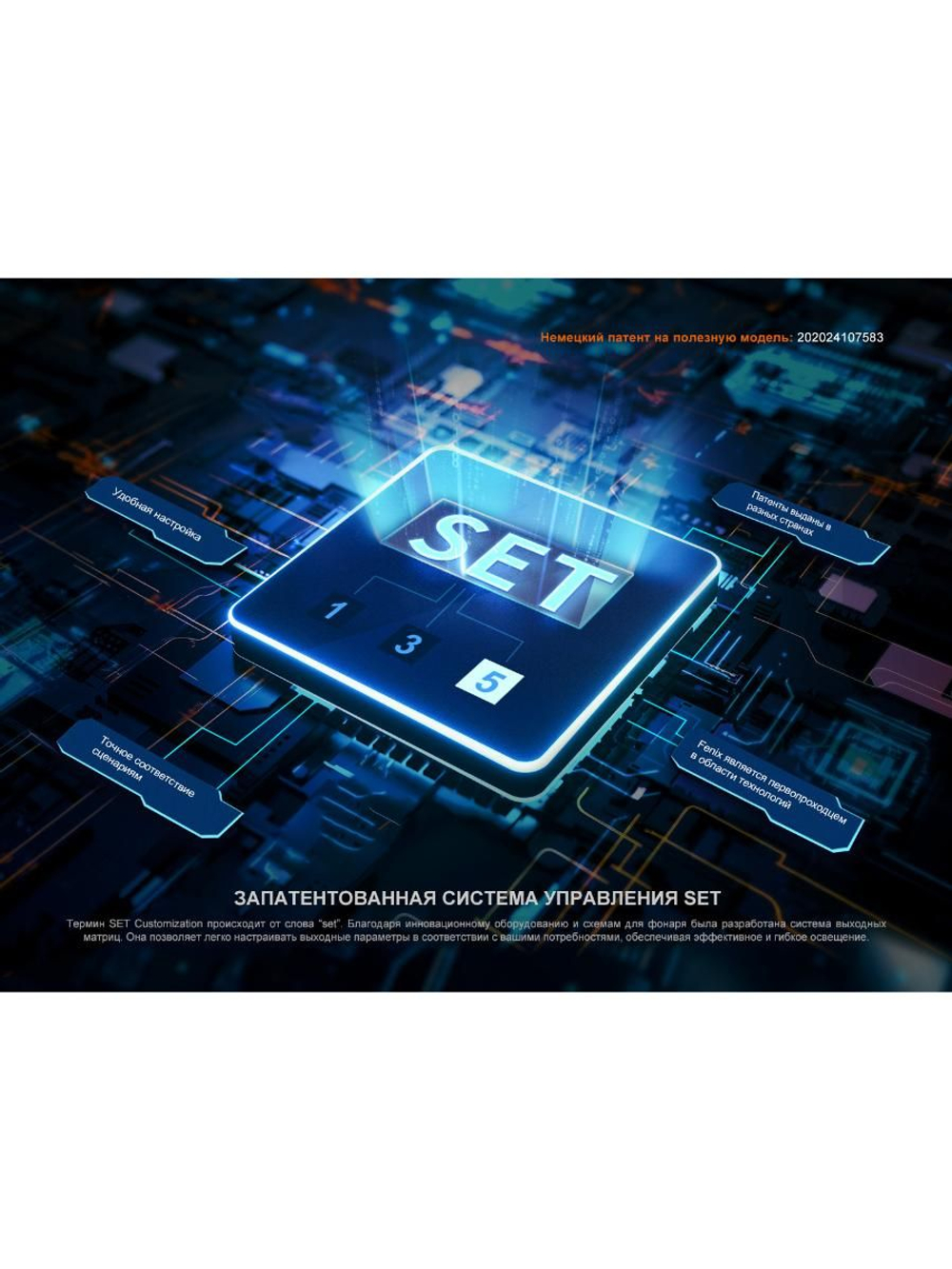 Фонарь Fenix тактический PD36R ACE 3000 люмен