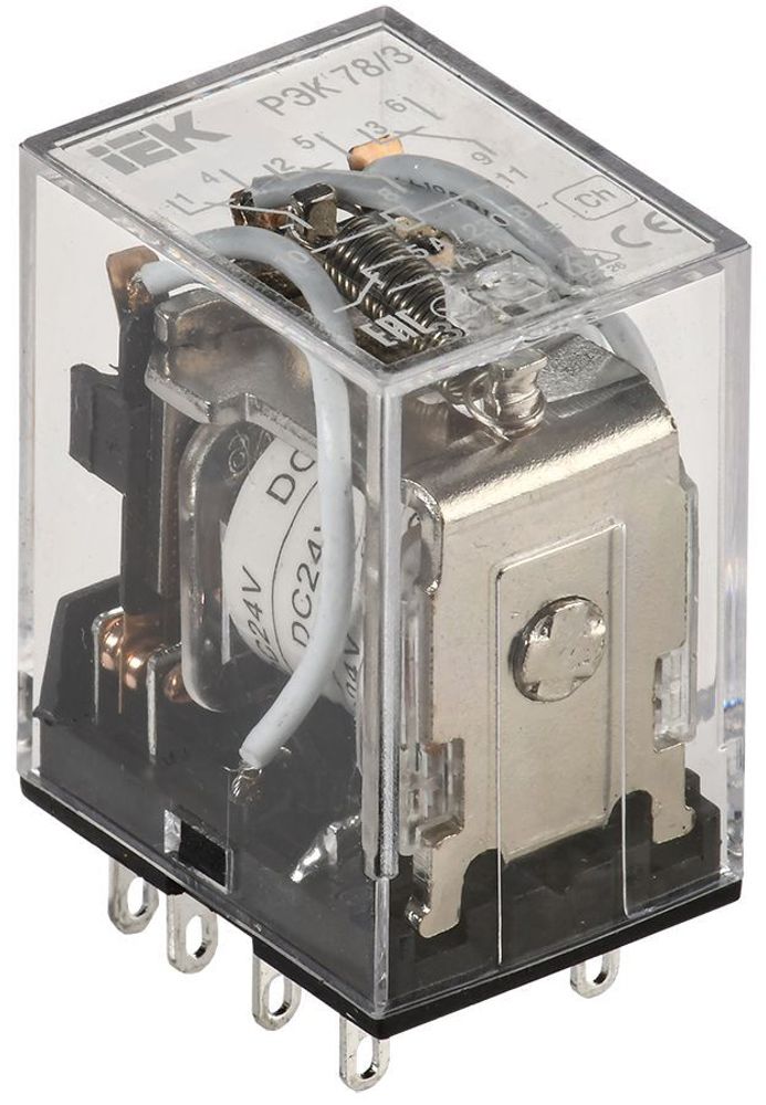 Реле промежуточное РЭК78/3(MY3) 5А 24В DC IEK