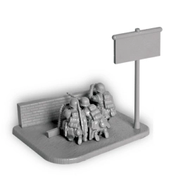 Немецкий пулемёт МГ-34 (MG-34) с расчётом 1941-1945 (зима)