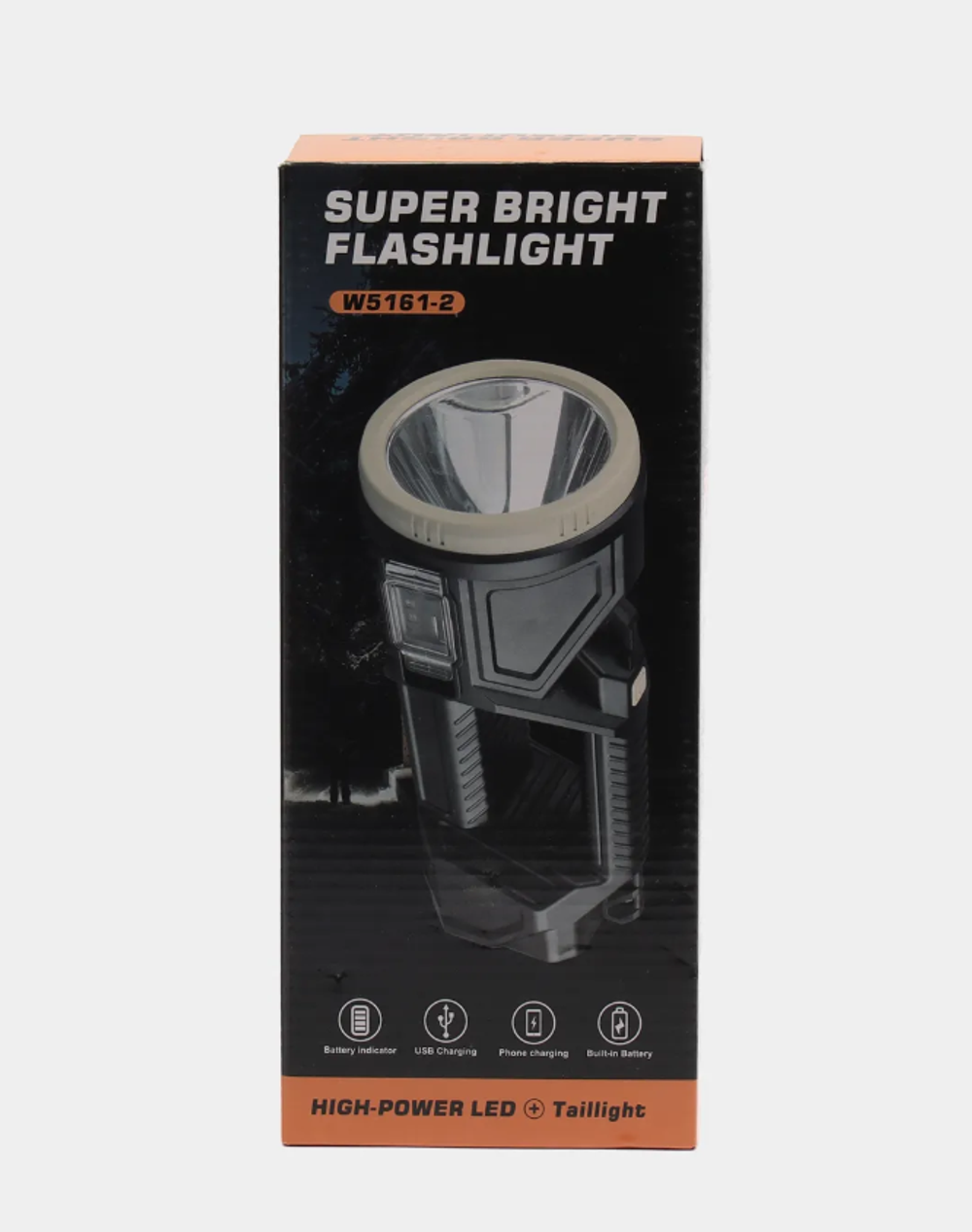 Фонарь Огонь W5161-2 + COB сверх яркий