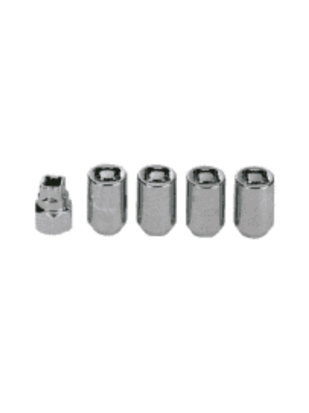 Набор секретных гаек на колесные диски M12x1.25RH 5пр. Forsage F-643305