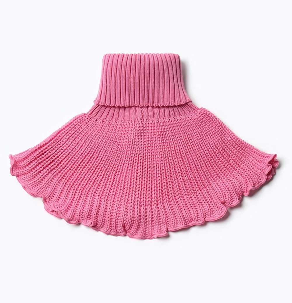 Шарф-манишка А.940, розовый, р-рL (8 лет) 9903532