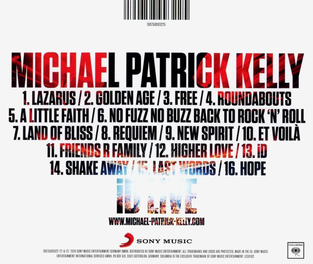 Michael Patrick Kelly / iD - Live (CD)