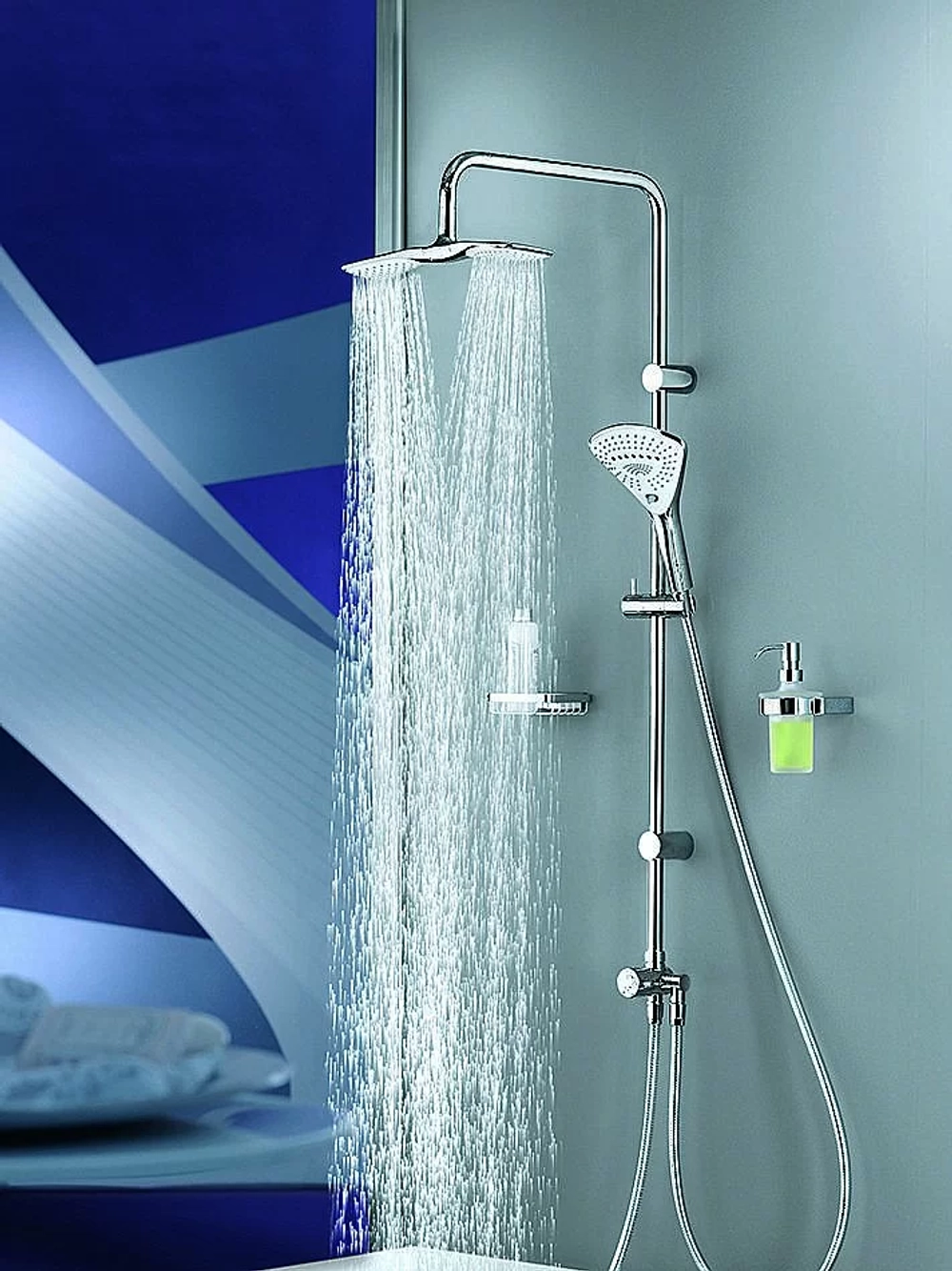 Душевая система Kludi Fizz Dual Shower System 670910500