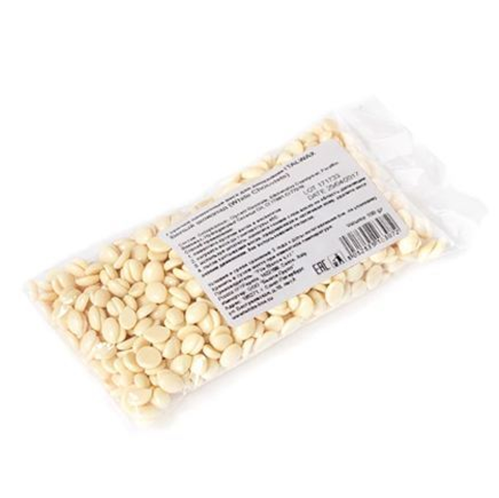 Воск горячий (пленочный) Белый шоколад гранулы 100г