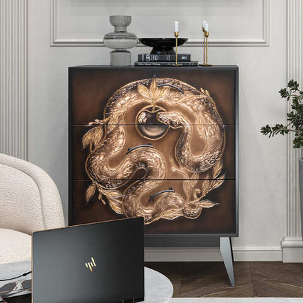 Комод Яблоко Евы с 3 ящиками Найт