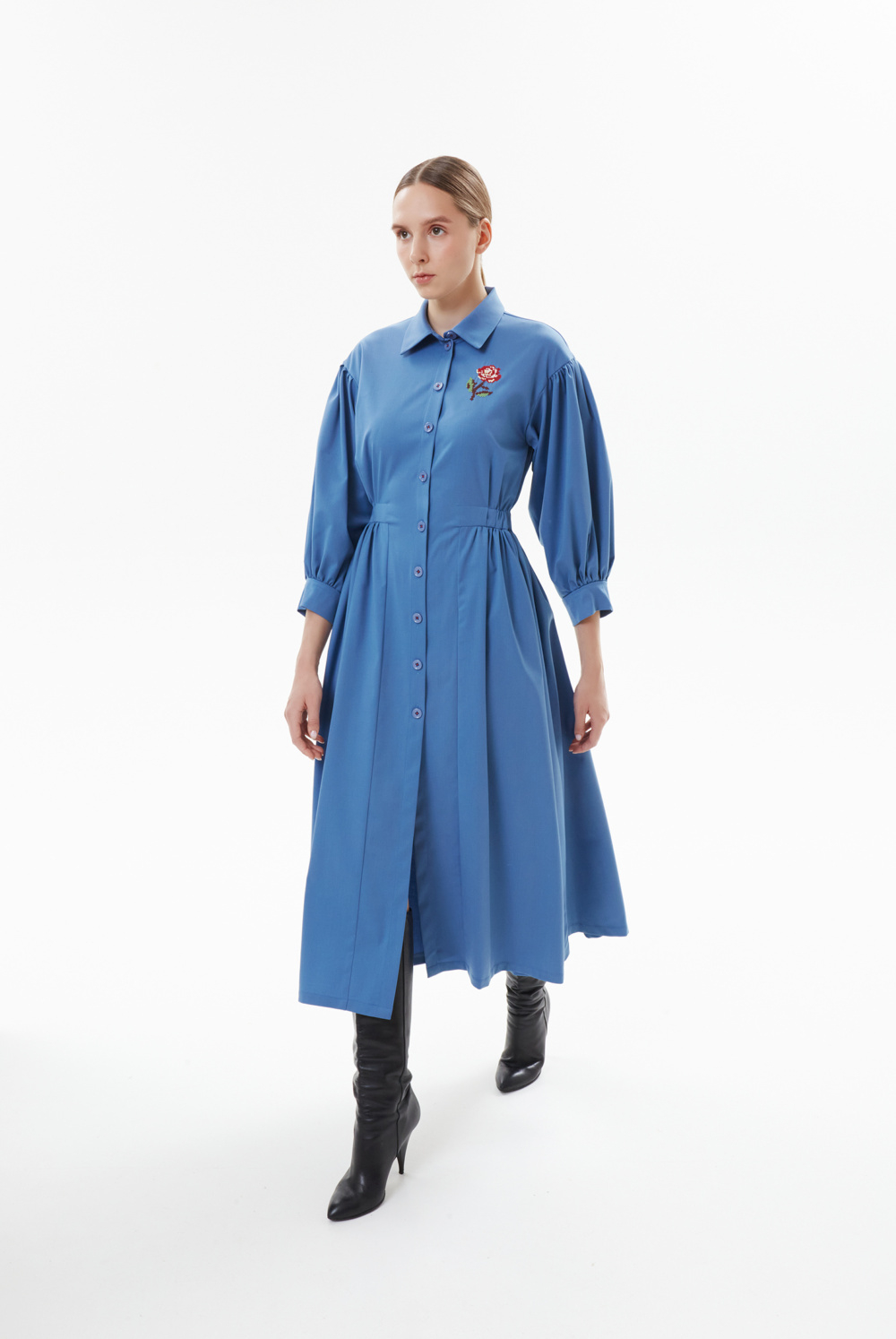 Платье «Секретный сад», зеленый