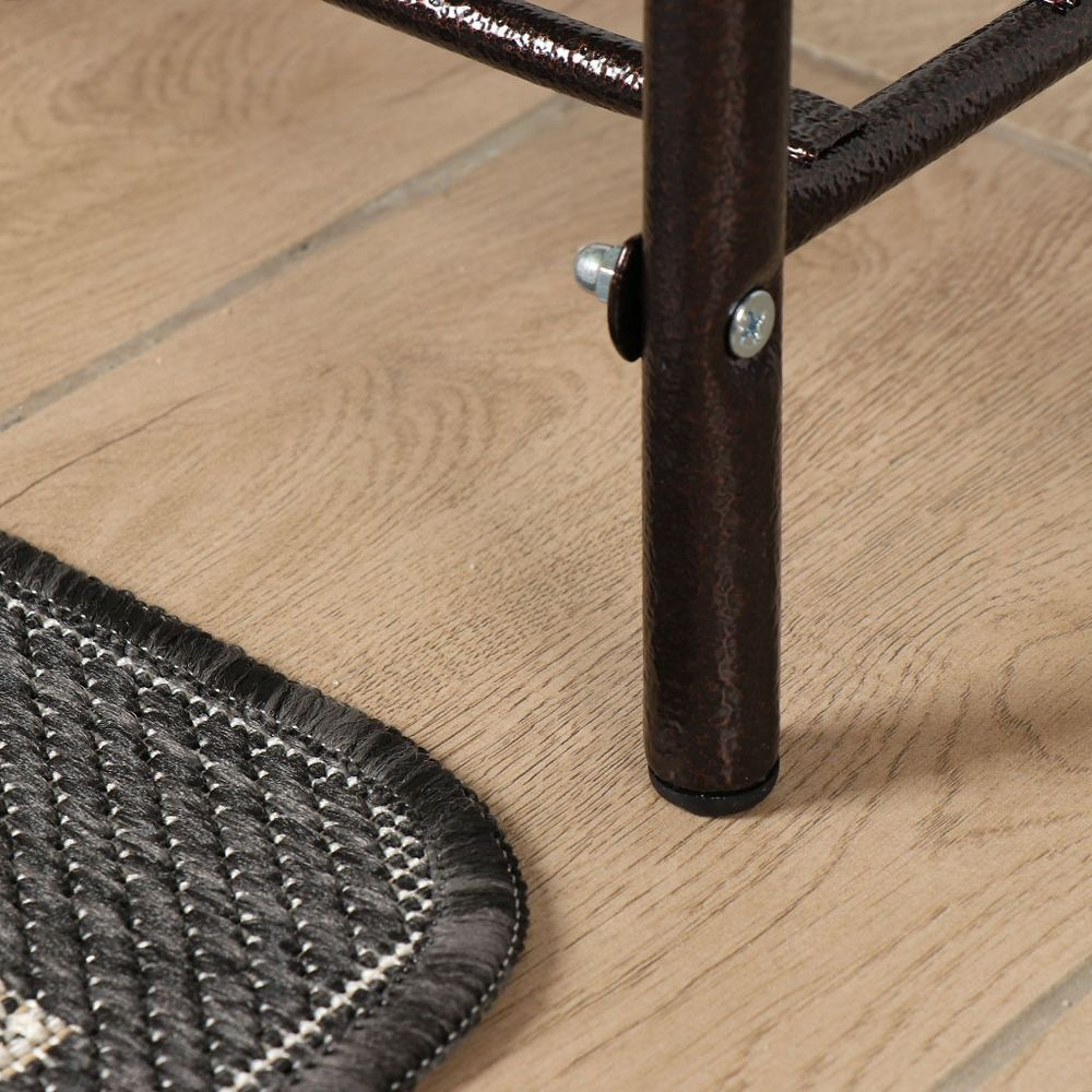 Полка для обуви, мет-л, 2 секц, 80х33х36 см, медный антик, Nika, ЭТК2/А