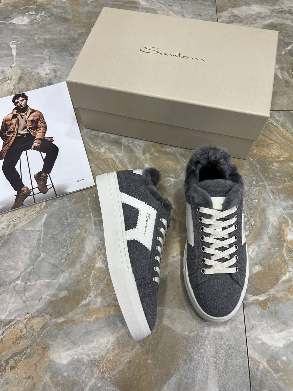 Кеды Santoni