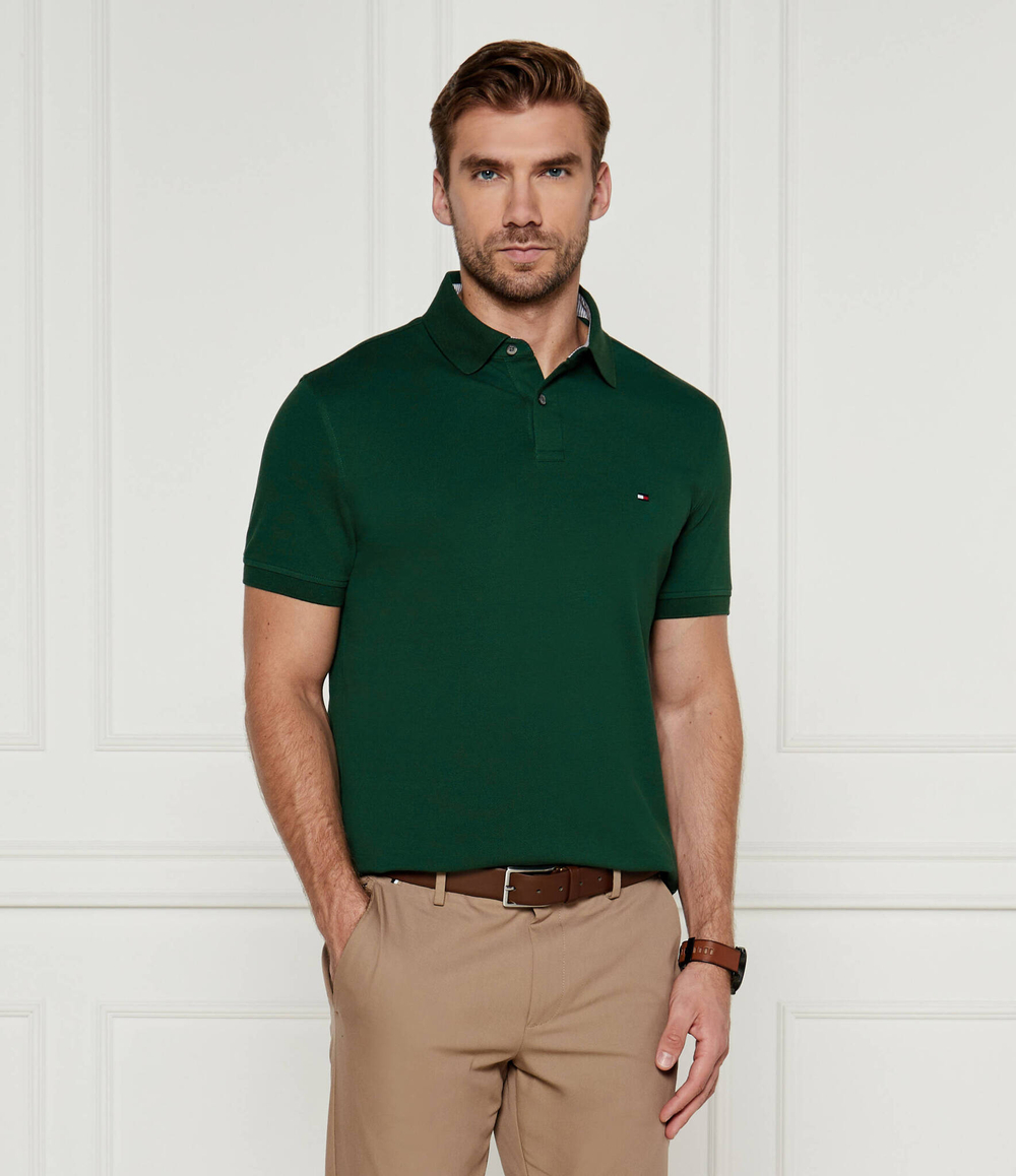 Поло Tommy Hilfiger - зеленый(MW0MW17770)