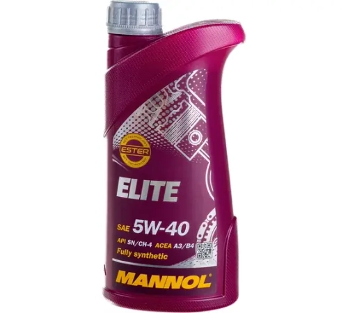Масло Mannol Elite 5W40 SN/CH A3/B4 (1л) синтетика