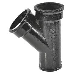 Тройник чуг канал б/н Ду50х50х45гр косой ГОСТ 6942-98