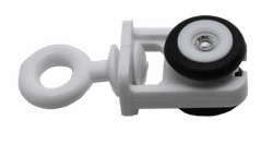 Бегунок с прорезиненными роликами Артель, белый