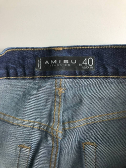 Джинсы Amisu прямого кроя, маркировка 40, визуально на 46 размер