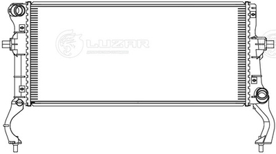 LRc 0892 -  Радиатор охлаждения для а/м Seltos (19-) 1.6i 7DCT
