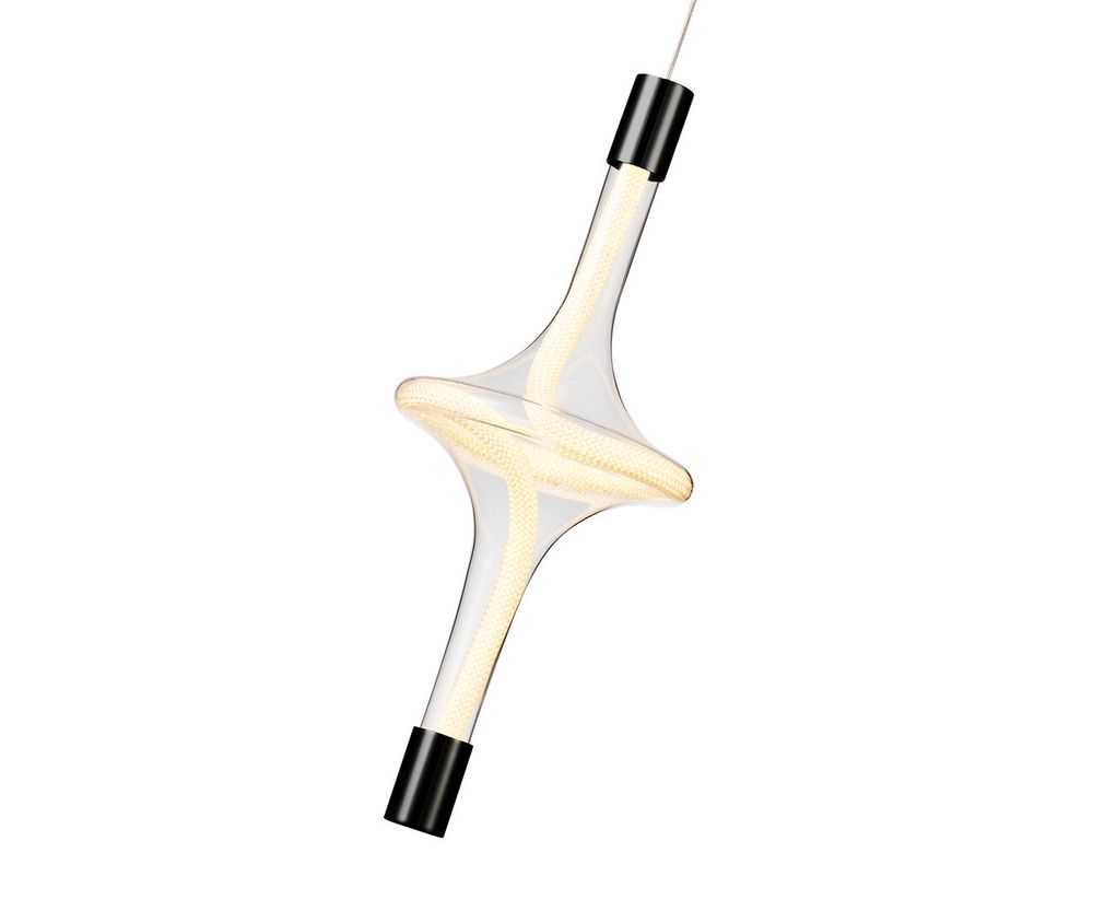 Подвес Флавио черный жемчуг d16 h40-200 Led 18w (3000K)