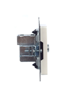 BRITE Розетка TV проходная РТВ10-0-БрЖ жемчуг IEK