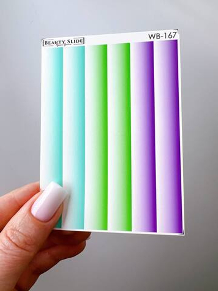 Слайдеры для маникюра/цвет/без фольги