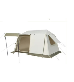 Палатка Naturehike Village 8.5 AIR 4-местная, надувной каркас, бело-коричневая