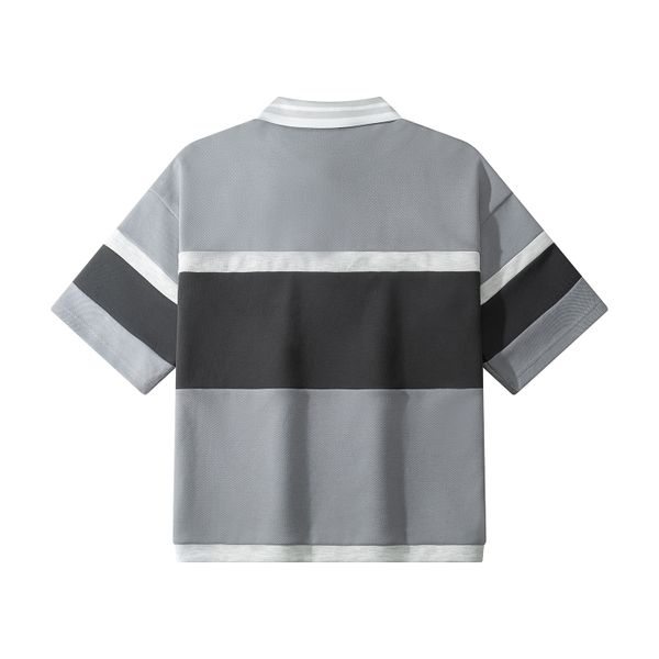 Поло серый / темносерый - фото 2