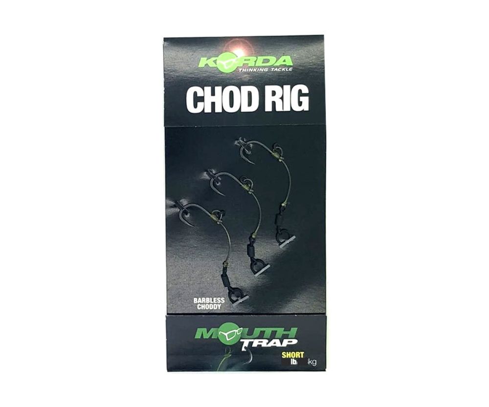 KORDA Поводок готовый Chod Rig Short Barbless 2,5см №10 3шт безбородый