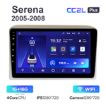 Teyes CC2L Plus 9" для Nissan Serena 2005-2008