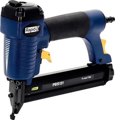 RAPID PBS121, тип 606 и гвоздей тип 300, 2-в-1 нейлер-степлер (гвозде/скобозабиватель) пневматический для узких скоб (5000053)