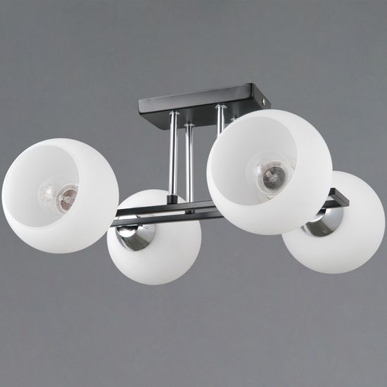 IL0791-4CSQ-25 BK CR TRENTO светильник потолочный