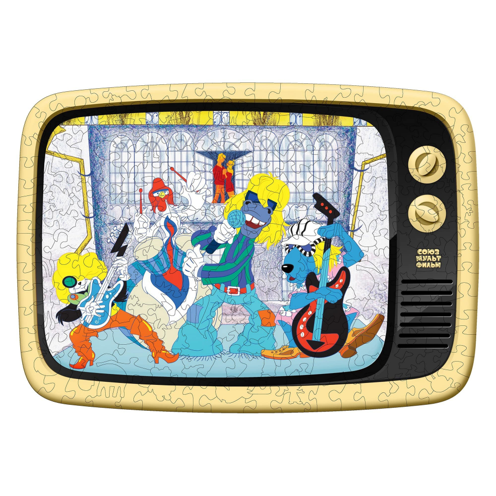 Деревянный пазл Бременские музыканты MAX/275/40x29см (EWA)