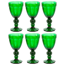 Набор бокалов 6шт 250мл Объект мечты Светский прием Меркури изумруд OM-21091712