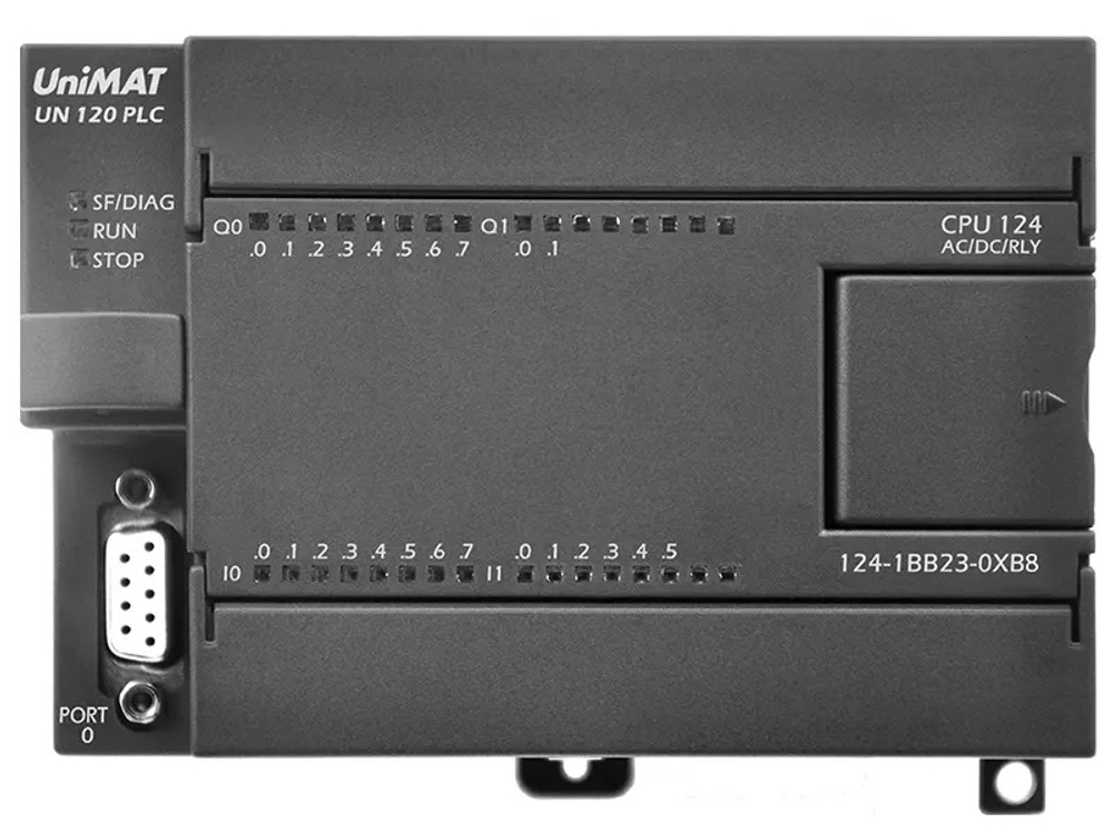 ЦЕНТРАЛЬНЫЙ ПРОЦЕССОР UNIMAT  CPU124-1R AC/DC/RLY UN 1241BB230XB8 (UN 124-1BB23-0XB8)