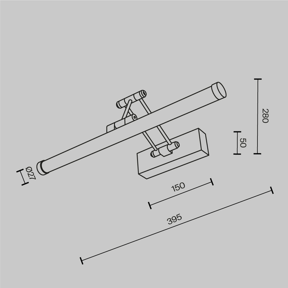 Подсветка Maytoni MIR268WL-L3B3K