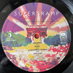 Винтажная виниловая пластинка LP Supertramp Paris (Holland 1980) Breakfast In America