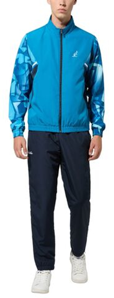 Мужской теннисный костюм Australian Tuta Abstract Smash Tracksiut - ottanio