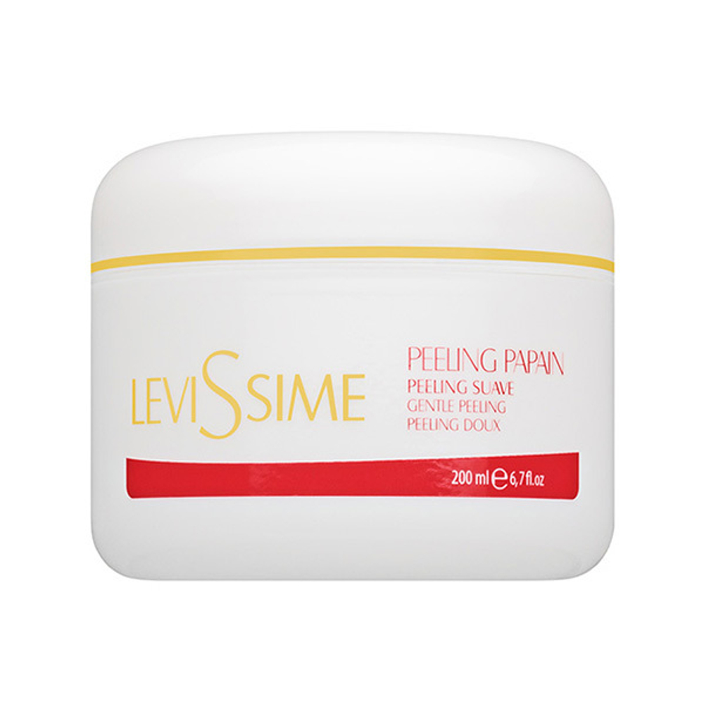 Пилинг с папаином для мягкого очищения кожи pH 7,9-8,9 Levissime Peeling Papain 200мл