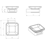 Мыльница Boheme Q 10943-G-B