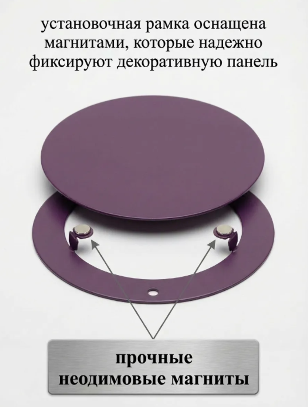 Вентиляционная Решетка РДК 100 Ежевика