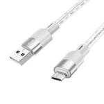 X99 Crystal junction silicone charging data cable Micro