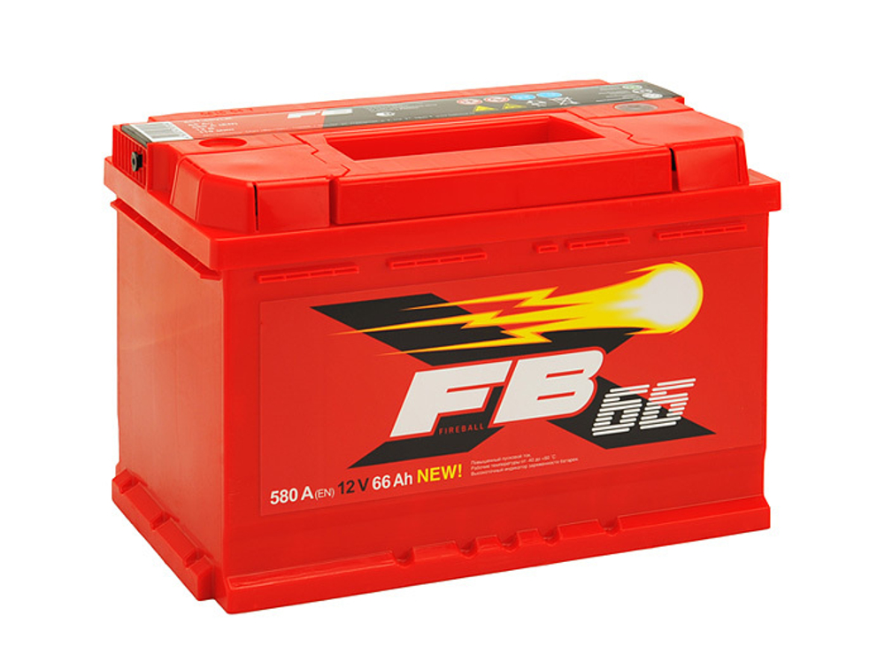 Аккумулятор 6СТ-66 А.ч., п.п., L+, FB