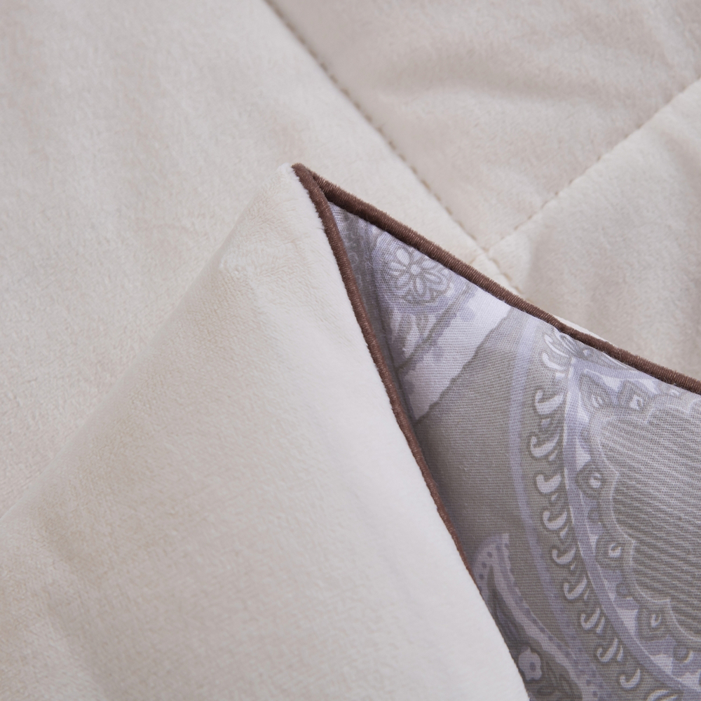 Комплект постельного белья на резинке Сатин Velouria Luxe с Одеялом VLR002